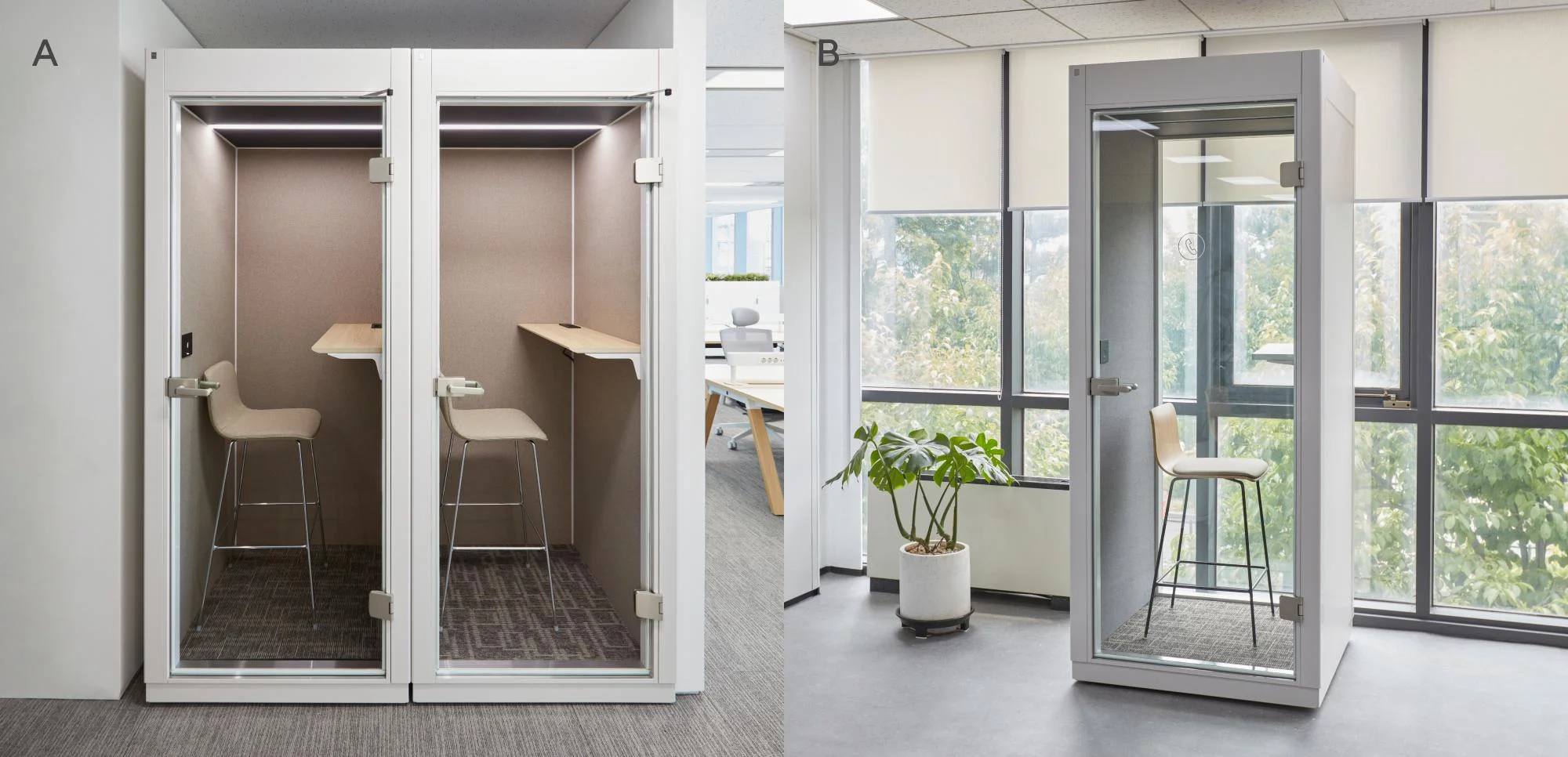 thiết kế Phone Booth cho văn phòng