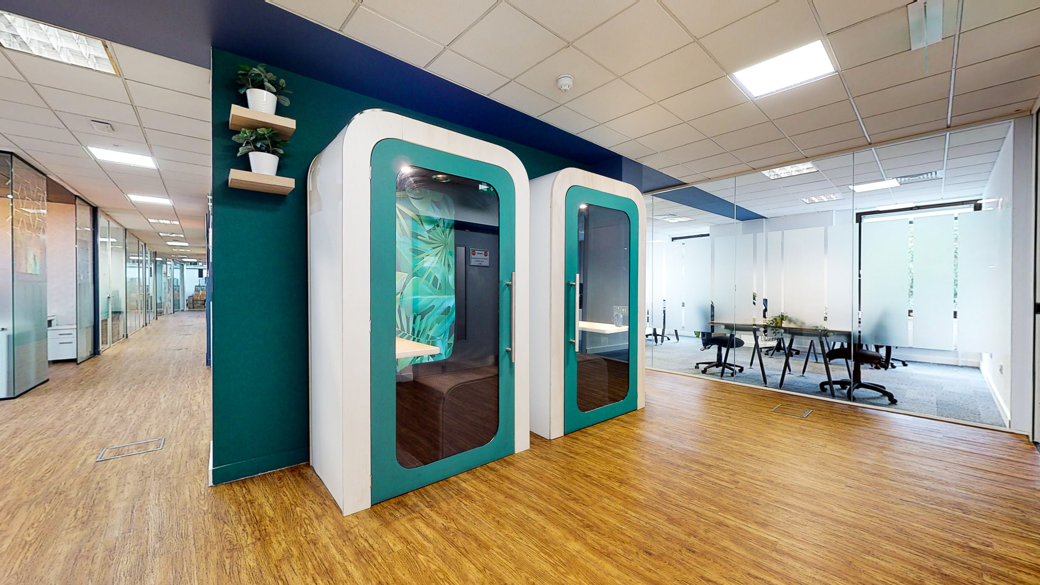 Booth cách âm dành cho văn phòng mở